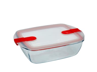 Ôcuisine rektangulær oppbevaring 28 x 20 cm 2,5 liter