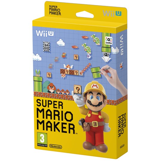 Super Mario Maker + Kunstbok (Wii U)