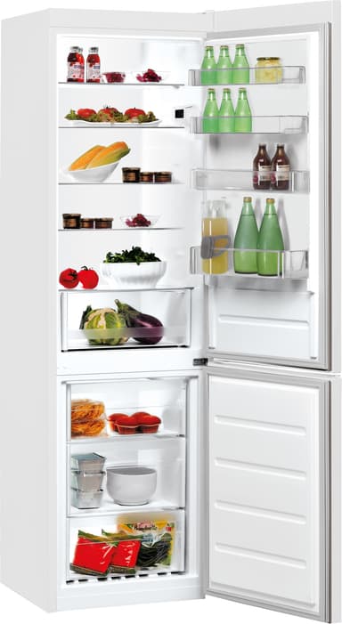 Indesit kombiskap LI9S1EW (hvit)