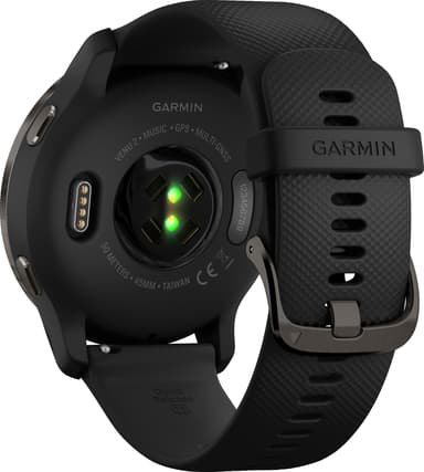 Garmin Venu 2 GPS smartklokke (skifersort)
