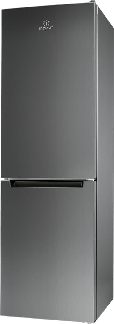 Indesit kjøleskap/fryser LI8SN1EX (sølv)