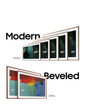 Samsung The Frame 55" faset ramme (2021-2022/hvit)