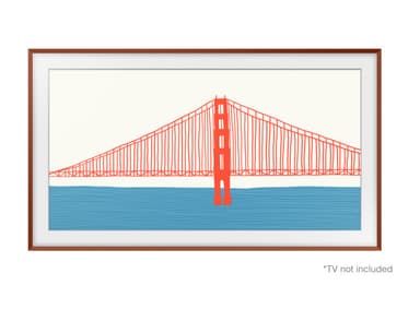 Samsung The Frame 65" faset ramme (2021-2024/rød)