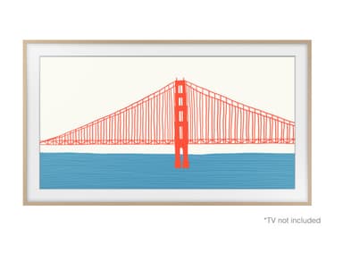 Samsung The Frame 75" ramme (2021-2024/teak)