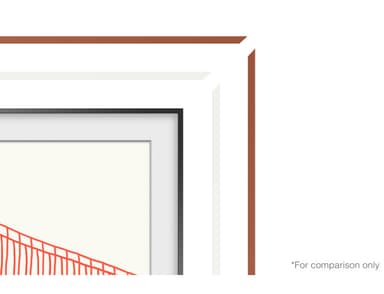 Samsung The Frame 55" faset ramme (2021-2022/hvit)