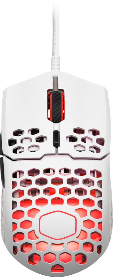 Cooler Master MM711 gamingmus (matt hvit)
