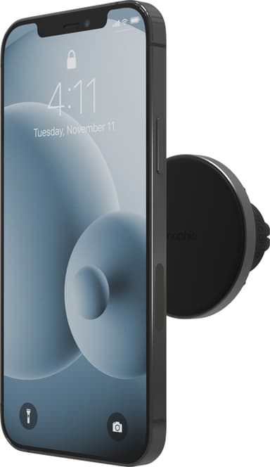 Mophie Snap mobilfeste til klimaanlegg bil (sort)