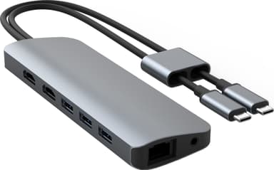 HyperDrive VIPER 10-i-2 USB hub (grå)