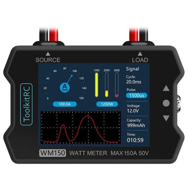 ToolkitRC WM150 Watt Meter 150A/50V