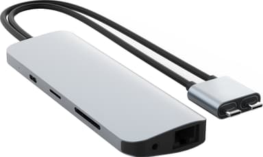 HyperDrive VIPER 10-i-2 USB hub (sølv)