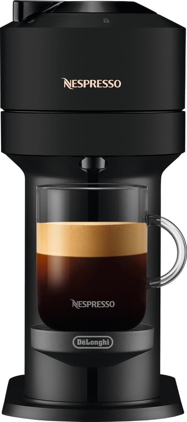 NESPRESSO® Vertuo Next kaffemaskin fra DeLonghi, Matt Sort