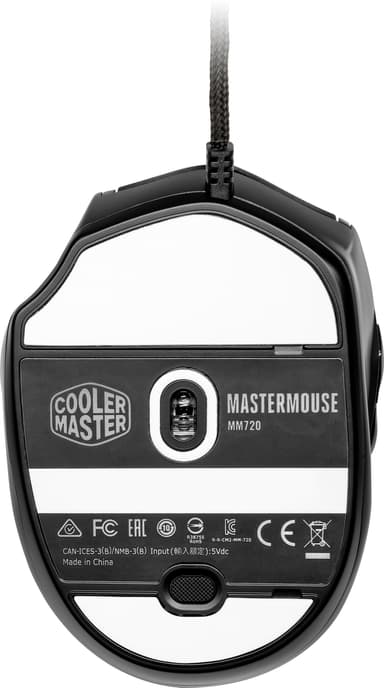Cooler Master MM720 gamingmus (glossy black)