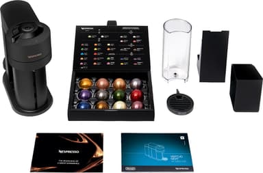 NESPRESSO® Vertuo Next kaffemaskin fra DeLonghi, Matt Sort