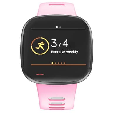 Twin Sport armbånd Fitbit Sense - Rosa/hvit