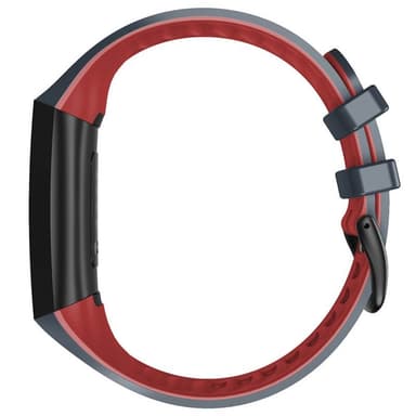 Twin Sport armbånd Fitbit Charge 4 - Mørk grå/rød