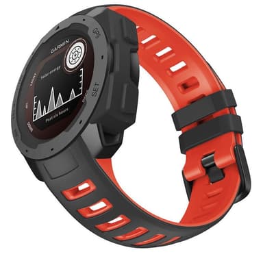Twin Sport armbånd Garmin Instinct - Svart/rød