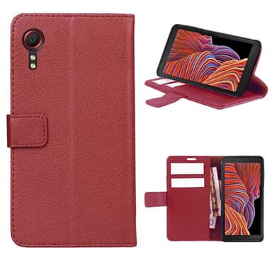Lommebokdeksel 2-kort Samsung Galaxy Xcover 5  - brun