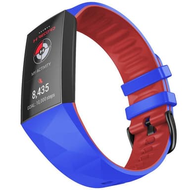 Twin Sport armbånd Fitbit Charge 3 - Blå/rød