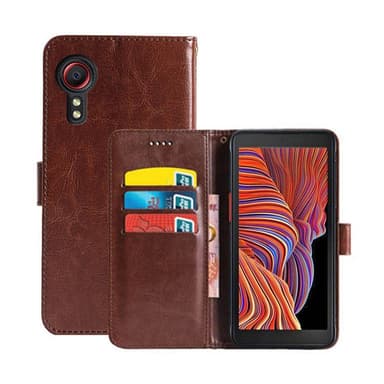 Lommebokdeksel 3-kort Samsung Galaxy Xcover 5  - brun