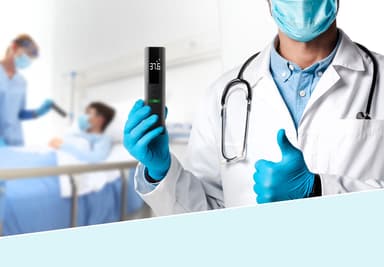 Neno Medic T02 infrarødt termometer 763004 (sort)