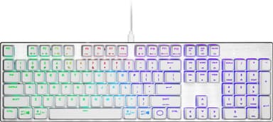 Coolermaster Master SK652 gamingtastatur (hvit)
