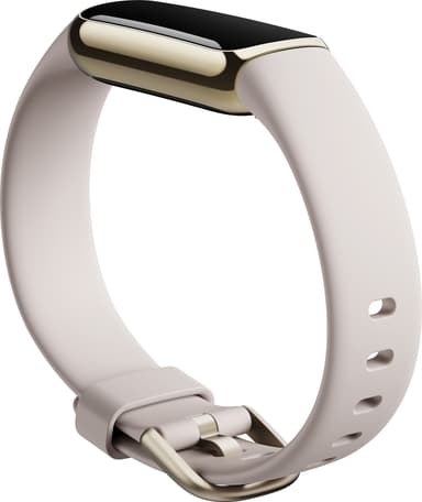 Fitbit Luxe aktivitetsmåler (mykt gull/hvit)