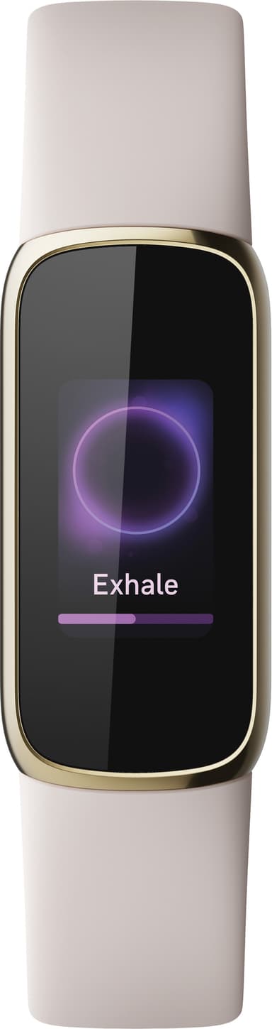 Fitbit Luxe aktivitetsmåler (mykt gull/hvit)