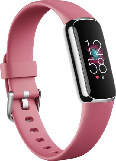 Fitbit Luxe aktivitetsmåler (platina/orkidé)
