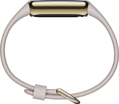 Fitbit Luxe aktivitetsmåler (mykt gull/hvit)