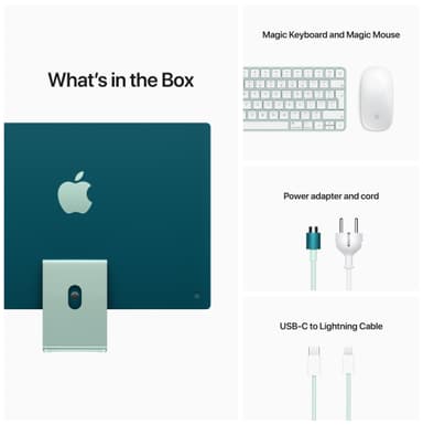 iMac 24" 8C CPU/7C GPU/256 (grønn)