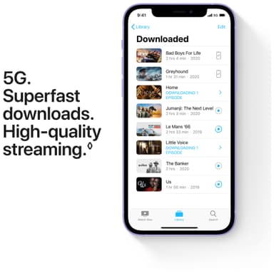 iPhone 12 mini - 5G smarttelefon 128 GB (lilla)