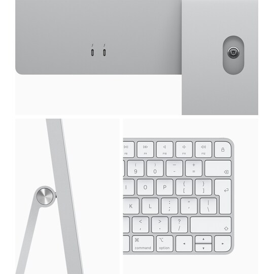 iMac 24" 8C CPU/7C GPU/256 (sølv)