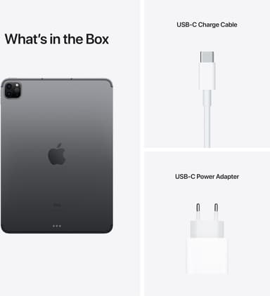 iPad Pro 11" 2021 2 TB WiFi (stellargrå)