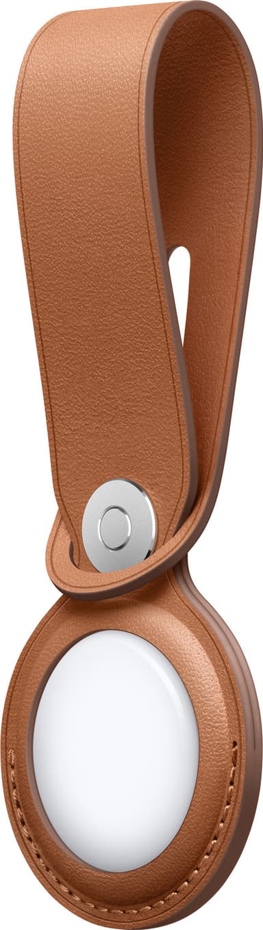 AirTag Leather Loop (lærbrun)