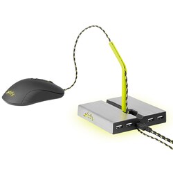 Xtrfy B1 mouse bungee med LED og USB-hub