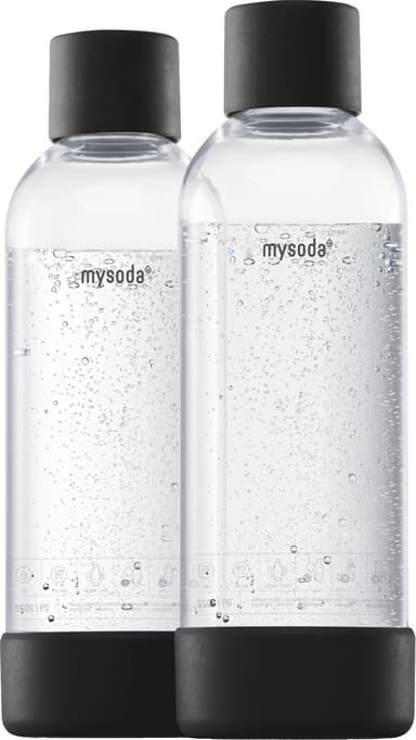MySoda kullsyreflaske M2PB10F-B (2-pk, sort)