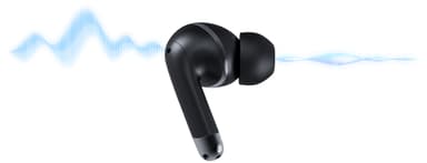 Happy Plugs Air 1 ANC helt trådløse in-ear hodetelefoner (sort)