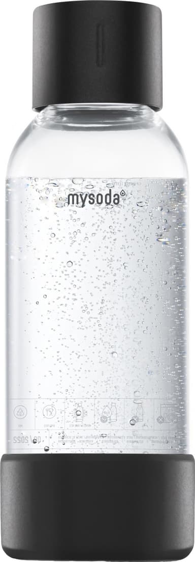 MySoda kullsyreflaske M1PB10M-B (1-pk, sort)