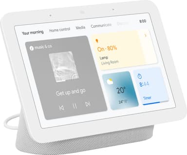 Google Nest Hub 2. generasjon (chalk)