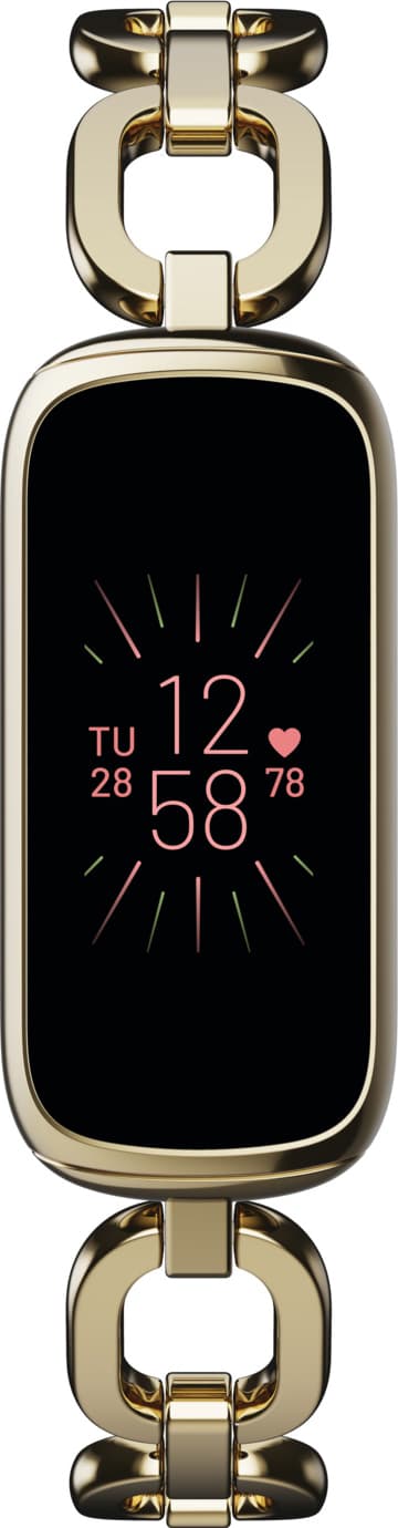 Fitbit Luxe Special Edition aktivitetsmåler (myk gullfarge/peon)