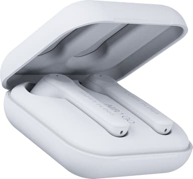 Happy Plugs Air 1 GO helt trådløse in-ear hodetelefoner (hvit)