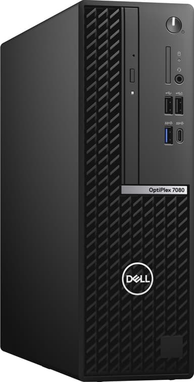 Dell OptiPlex 7080 SFF i5/8/256GB liten stasjonær PC (sort)