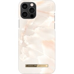 iDeal of Sweden deksel til iPhone 12/12 Pro (rose pearl marble)