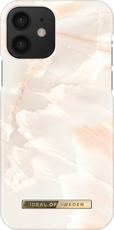 iDeal of Sweden deksel til iPhone 12/12 Pro (rose pearl marble)
