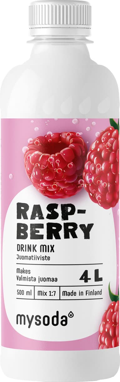 Mysoda Real Sugar Raspberry smaksekstrakt MFI2304