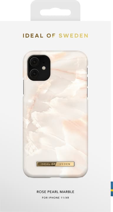 iDeal of Sweden deksel til iPhone 11/XR (rose pearl marble)