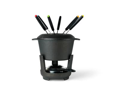 Funktionfondue sett med gafler 10 deler
