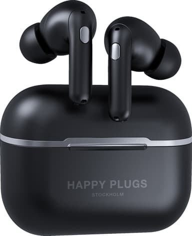 Happy Plugs Air 1 Zen helt trådløse in-ear hodetelefoner (sort)