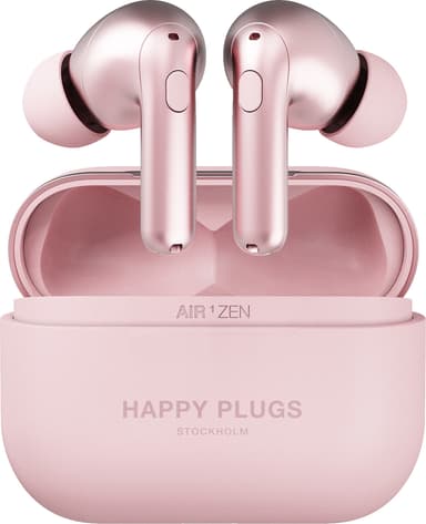 Happy Plugs Air 1 Zen helt trådløse in-ear hodetelefoner (pink gold)