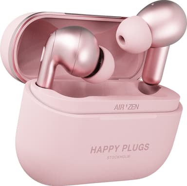 Happy Plugs Air 1 Zen helt trådløse in-ear hodetelefoner (pink gold)